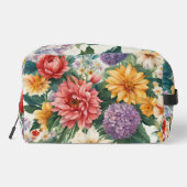 Verbazingwekkende zomertuin kleurrijke bloemen toilettasje (Achterkant)