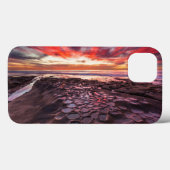 Verbazingwekkende zonsondergang in de getijdepools Case-Mate iPhone case (Achterkant (horizontaal))