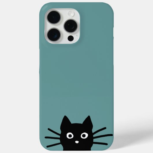 Verbazingwekkende zwarte kattenkat-kat-lade Case-Mate iPhone case (Achterkant)