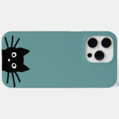 Verbazingwekkende zwarte kattenkat-kat-lade Case-Mate iPhone case (Achterkant (horizontaal))
