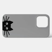 Verbazingwekkende zwarte kattenkat-kat-lade  Case-Mate iPhone case (Achterkant (horizontaal))