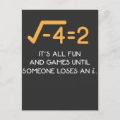 Verbeeld: Mathematicus Funny Wiskunde Nerd Briefkaart (Voorkant)