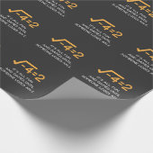 Verbeeld: Mathematicus Funny Wiskunde Nerd Cadeaupapier (Hoek)