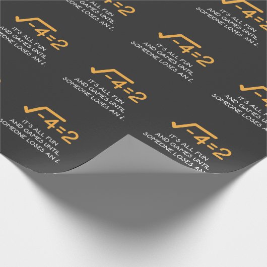 Verbeeld: Mathematicus Funny Wiskunde Nerd Cadeaupapier (Hoek)