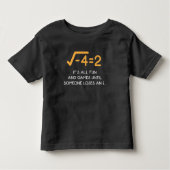 Verbeeld: Mathematicus Funny Wiskunde Nerd Kinder Shirts (Voorkant)