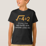 Verbeeld: Mathematicus Funny Wiskunde Nerd T-shirt<br><div class="desc">Een denkbeeldig aantal is een complex aantal dat als echt aantal kan worden geschreven dat door de denkbeeldige eenheid i wordt vermenigvuldigd. Funny Mathematicus Gift for a Wiskunde Teacher or Wiskunde Nerd.</div>