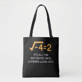 Verbeeld: Mathematicus Funny Wiskunde Nerd Tote Bag (Voorkant)