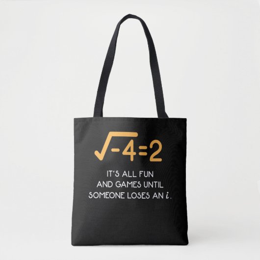 Verbeeld: Mathematicus Funny Wiskunde Nerd Tote Bag (Voorkant)