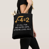 Verbeeld: Mathematicus Funny Wiskunde Nerd Tote Bag (Dichtbij)