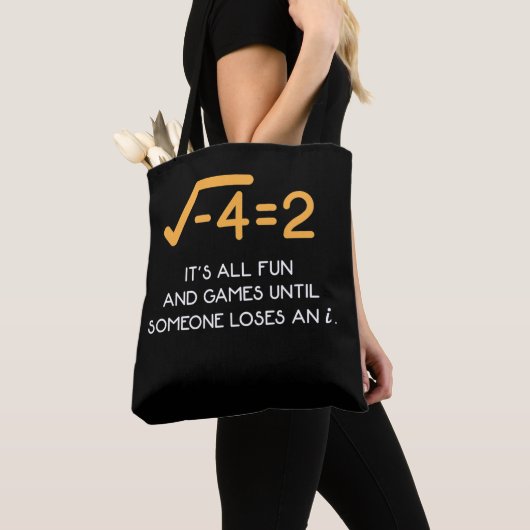 Verbeeld: Mathematicus Funny Wiskunde Nerd Tote Bag (Dichtbij)