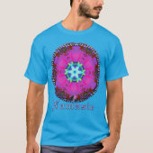 Verbeelde Namaste Kaleidoscoop T-shirt (Voorkant)