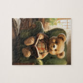 Verbeeldende Teddy Bear Jigsaw Plezier Legpuzzel (Horizontaal)