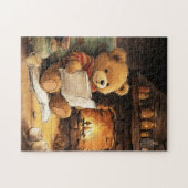 Verbeeldende Teddy Bear Jigsaw Plezier Legpuzzel (Horizontaal)