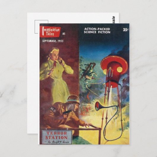 Verbeelding 10 briefkaart (Voorkant / Achterkant)