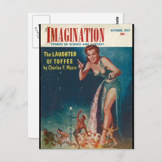 Verbeelding - 1954-10_Pulp Art Briefkaart (Voorkant / Achterkant)