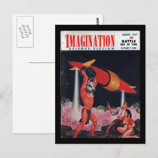 Verbeelding - 1957-08_Pulp Art Briefkaart (Voorkant / Achterkant)