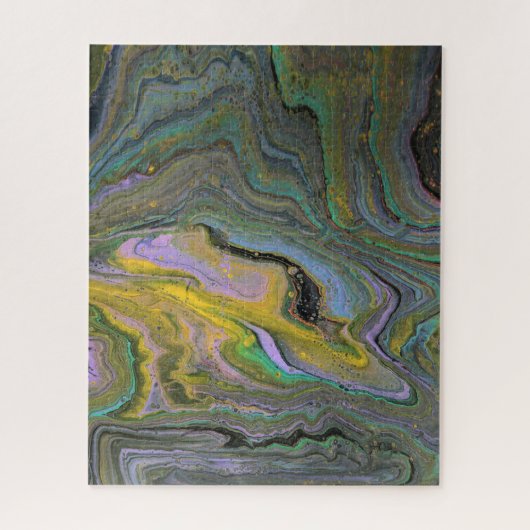 Verbeelding 1 Abstracte Acryl Geode Puzzel (Verticaal)