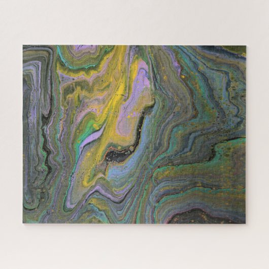 Verbeelding 1 Abstracte Acryl Geode Puzzel Legpuzzel (Horizontaal)