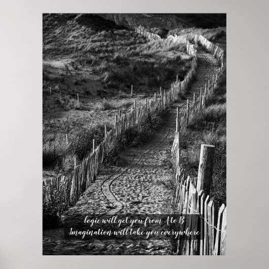 Verbeelding brengt je overal mee poster (Voorkant)