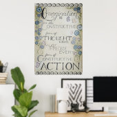 Verbeelding - Charles Haanel Wand Kunst (Schemerin Poster (Thuiskantoor)