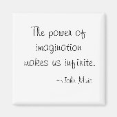 Verbeelding citeert magneten die gezegde cadeaus a (Voorkant)