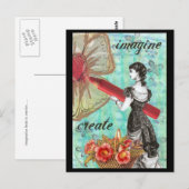 Verbeelding en Briefkaart voor creatie (Voorkant / Achterkant)
