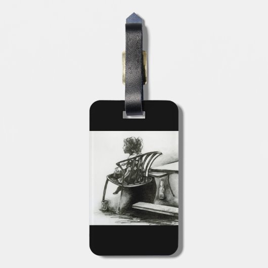 Verbeelding Fuel mijn realiteit Bagagelabel (Achterkant verticaal)