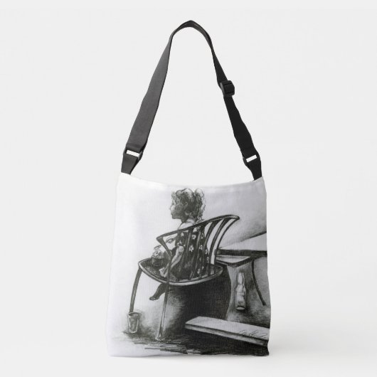 Verbeelding Fuel mijn realiteit Crossbody Tas (Voorkant)