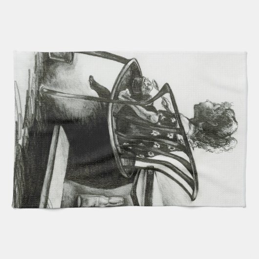 Verbeelding Fuel mijn realiteit Theedoek (Horizontaal)