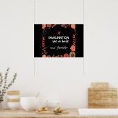 Verbeelding heeft geen limieten - bewerkbare tekst poster (Keuken)