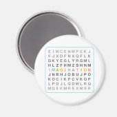 Verbeelding in Puzzle Magneet (Voorkant / Achterkant)