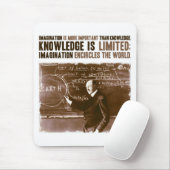 Verbeelding is belangrijker dan kennis muismat (Met muis)