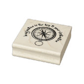 Verbeelding is de sleutel, Nautical Compass Rubberstempel (Stempel)