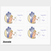 Verbeelding is een magische fee rechthoekige sticker (Vel)