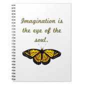 Verbeelding is het oog van de soep notitieboek (Voorkant)