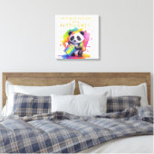 Verbeelding Kent Geen Grenzen — Kinderkamerposter Canvas Afdruk (Insitu (Slaapkamer))