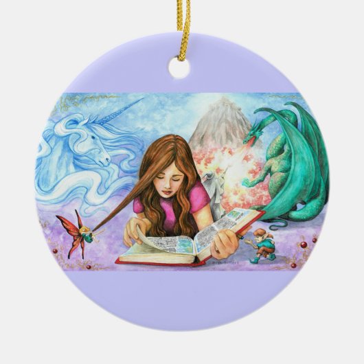 Verbeelding Keramisch Ornament (Voorkant)