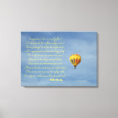 Verbeelding Phillis Wheatley Hete Luchtballon Sky Canvas Afdruk (Voorkant)