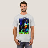 VERBEELDING: Science Fiction Pulp Comic T-shirt (Voorkant volledig)