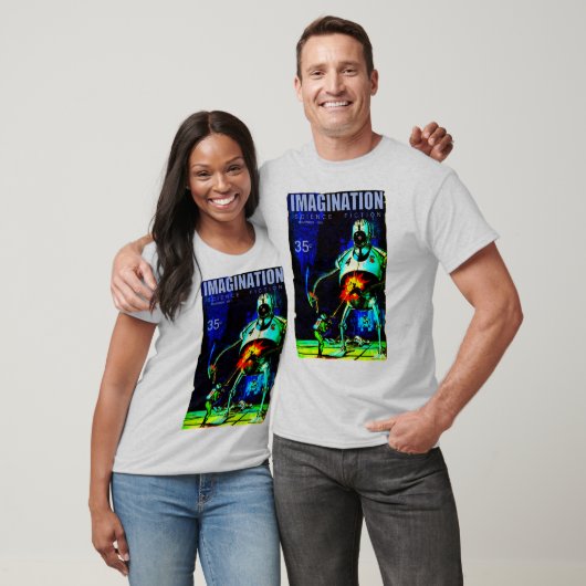 VERBEELDING: Science Fiction Pulp Comic T-shirt (Unisex)