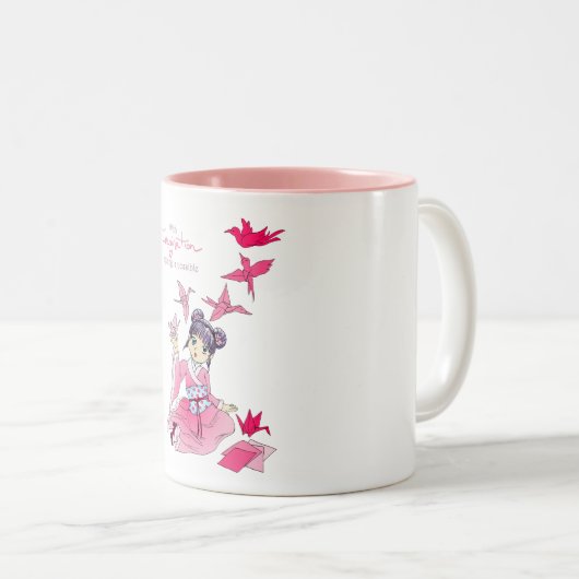 Verbeelding Tweekleurige Koffiemok (Voorkant rechts)