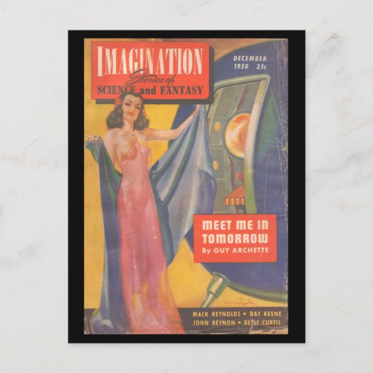 Verbeelding v01 n02 (1950-12.Greenleaf)_Pulp Art Briefkaart (Voorkant)