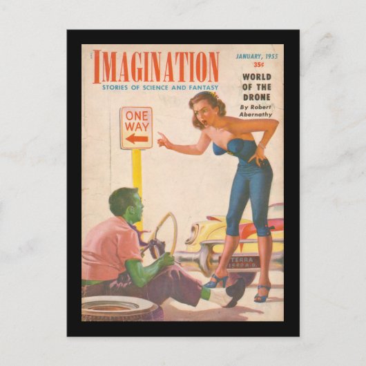 Verbeelding v06 n01 (1955-01.Greenleaf)_Pulp Art Briefkaart (Voorkant)