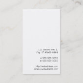 Verbeelding Visitekaartje (Achterkant)