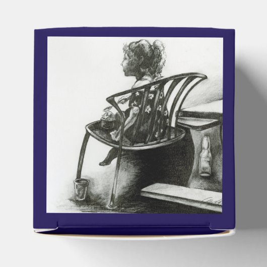 Verbeelding voedt mijn realiteit bedankdoosjes (Bovenkant)