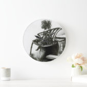 Verbeelding voedt mijn realiteit grote klok (Huis)