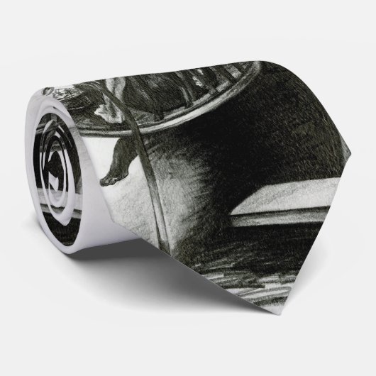 Verbeelding voedt mijn realiteit stropdas (Opgerold)