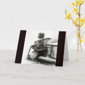 Verbeelding voedt mijn realiteit Wenskaart Kaart (Gele Bloem)