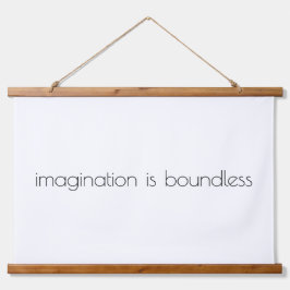 Verbeelding: Wood met onderkant wandtapijt Hangend Wandkleed