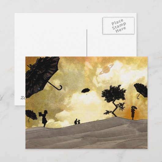 Verbeelding zal je bevrijden. briefkaart (Voorkant / Achterkant)